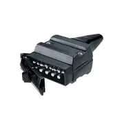Narva 12 Pin Flat Trailer Plug Rating/pole 15A @12V Single Pack