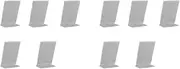 Barbuly 10Pcs Office Acrylic A6 Display Leaflet Stands Counter Plastic Message Board Menu College Holder for Business Poster