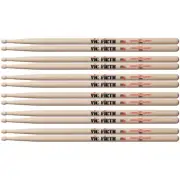 6 PAIRS - Vic Firth American Classic 55A Wood Tip Drumsticks / 55AW