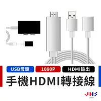 在飛比找PChome24h購物優惠-手機轉HDMI影音傳輸線 Apple/Android/Typ