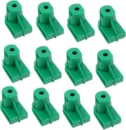 FELTECHELECTR 50pcs Bumper Screw Clamp Car Clips Fasteners Clips for Bumper Retainer Clips Automotive Body Clips Automotive Car Retainer Clips Cars Automotive Plastic Fasteners Pp Green