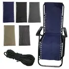 Black Tie Rope for Stability Encrypted Teslin Cloth Material Outdoor Recliner