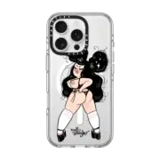 iPhone 16 Pro Clear Case MagSafe Compatible Cindy by Mel Stringer