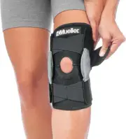 MUELLER Sports Medicine Self Adjusting Hinged Knee Brace, Knee Pain Relief Suppo