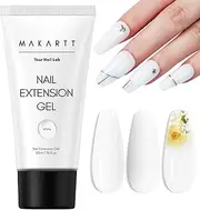 Makartt P-21 Poly Nail Builder Gel Hybrid Gel 50ML 1.76oz Bright White Nail Extension Gel Nail Enhancement Nail Thickening Tool