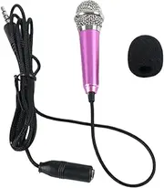 lyanny Tiny Microphone for Video Recording | Lightweight Dynamic Microphone - Speaker Amplifier, Vocal Microphone Plug-and-Play for Mobile Phone, Laptop
