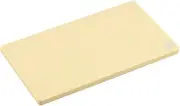 Yoshikawa SJ1495 Cutting Board, Made in Japan, for Cooking, Beige, 15.4 x 9.1 inches (39 x 23 cm), Antibacterial Elastomer, Soft per Blade
