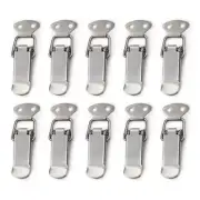 10 Pcs Spring Load Buckle Toggle Hasp for Door Clasp for Hardware Lo