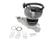 Engine Water Pump with Fan Clutch For Rainier SSR Trailblazer EXT Envoy NP36P1 (for: Isuzu)