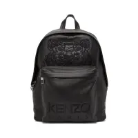 在飛比找Yahoo!奇摩拍賣優惠-[全新真品代購-SALE!] KENZO 老虎刺繡 黑色皮革