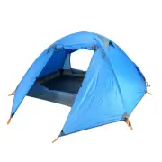 Camping Tent 1 2 3 Man Person 4 Season Easy Set Up Waterproof Double Layer Li...