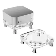 Crystal Dustproof Base Desktop Support Bracket for Mac Mini/Mac Studio / Mini4