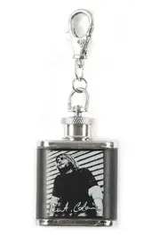 Kurt Cobain Collectible/Collectible Flask Keychain - New, Mint Condition