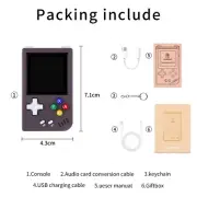 RG Nano Retro Handheld Game Console with 1.54" IPS Screen and 64GB TF Card