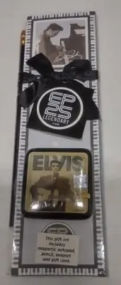 Vintage Elvis Presley Notepad, Pencil and Magnet Gift Set Book Circa 2002 NIP