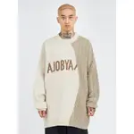 [INNOCENTHOOD] AJO AJOBYAJO TWOFOLD LOGO SWEATER