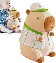 Capybara Plush with Clothes - Capybara Stuff | Huggable Collection Mental Health Support Bed Companion for Stress Reduction Holiday Travel Birthday