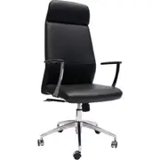 Rapidline High Back Slimline Executive Chair Black PU
