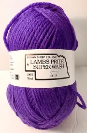 Brown Sheep Lamb's Pride Superwash Wool Yarn Lot of 5 New Worsted