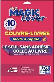 Oxford Magic-Cover A4 PP 7.5/100e, Smooth, Colourless, 10 Sheets