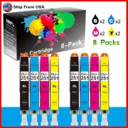 8PK CLI 251XL Ink Cartridge for Pixma MX722 Printer