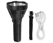 SST40 Electric Torch Strong Light Flashlight Search Light USB Charging for Home Outdoor Use
