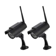 2 Pack Solar Dummy Cameras