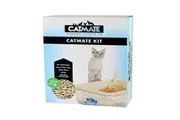 Catmate Cat Litter Kit w/ Tray Extra Base & Scoop 5 Piece Set - 2 Colours