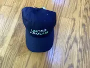Under Armour Youth Blue Unisex Wordmark Adjustable Cap Hat 1370832 NEW