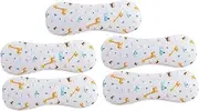 Abaodam Leakproof Newborn Diapers 5pcs Breathable Cotton Nappies Infants' Diaper Size l