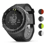 StrapsCo Silicone Rubber Watch Band Strap with Case for Suunto Core