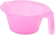 DIY Hair Dye Mixing Bowl Kit by 3pcs Sturdy Hair Tint Cups with Handle Easy to Use for Salon Barbershop