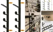 1Pair Fishing Rod Storage Rack, Horizontal Wall Mount Fishing Pole Holder