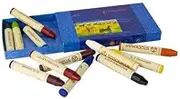 Wax Crayons - 12 Assorted Colors Used in a Wide Range of Coloring Techniques - by Stockmar