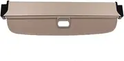 Trunk Cargo Cover Compatible With BMW X5 F15 2014-2019 Security Shield Rear Luggage Curtain Retractable Partition Privacy Accessories(Beige)