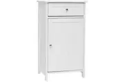 White Wooden Storage Cabinet Organiser Dresser Bedside Table Bathroom Hallway AU