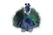 Aurora Adorable Flopsie Perry Stuffed Animal - Playful Ease - Timeless Companions - Blue 12 Inches