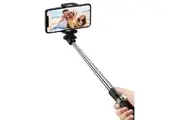 Sansai Portable Pocket Wireless Bluetooth Selfie Stick Tripod w Remote Control