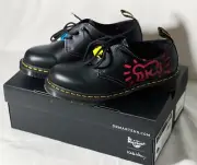 Dr Martens 1461 Keith Haring Black Leather Oxford Shoes Size 41
