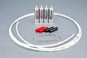Nerve Audio Axon 24 Interconnect KIT Silver Element RCA 1 Meter Pair DIY 1m