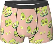 [YANYU] Many avocado images Print Stylish Men Briefs Breathable Stretch Lightweight Comfortable for All Day Wear