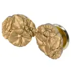Metallic Petunia Handcrafted Flower Drawer Knobs Made to Order by Firebird Furni