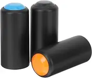 SUPVOX 3pcs Battery Covers for Wireless Microphones - Screw-on Cap Compatible with PGX2, SLX2, PG58, SM58 Models, Assorted Colors
