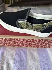 Vans Classic Slip-on S (Michael February) Blk/Olv Size US 10 UK 9