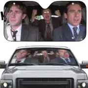 The Office Car Scene Car Sun Shade The Office Car Sunshade Michael Scott Dwight