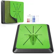 Golf Mat Artificial Turf Golf Aid for Swing Detection Batting Game Practice Training Mat