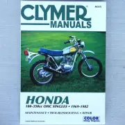 Honda CB XL SL TL CL 100 125 175 250 350 CB100 XL350 XL125 CLYMER REPAIR MANUAL