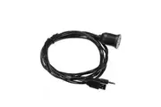 Car Audio Dash Cable 3.5mm USB Panel Board Extension AUX Input Socket Black