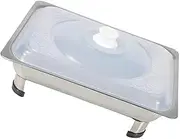 SOLUSTRE 1Set Square Buffet Dishes Stainless Steel Food Storage Holder Versatile Food Tray for Parties Design for Catering Appearance Present for Gatherings