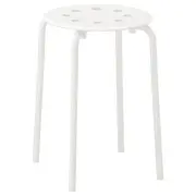 MARIUS Stool, white